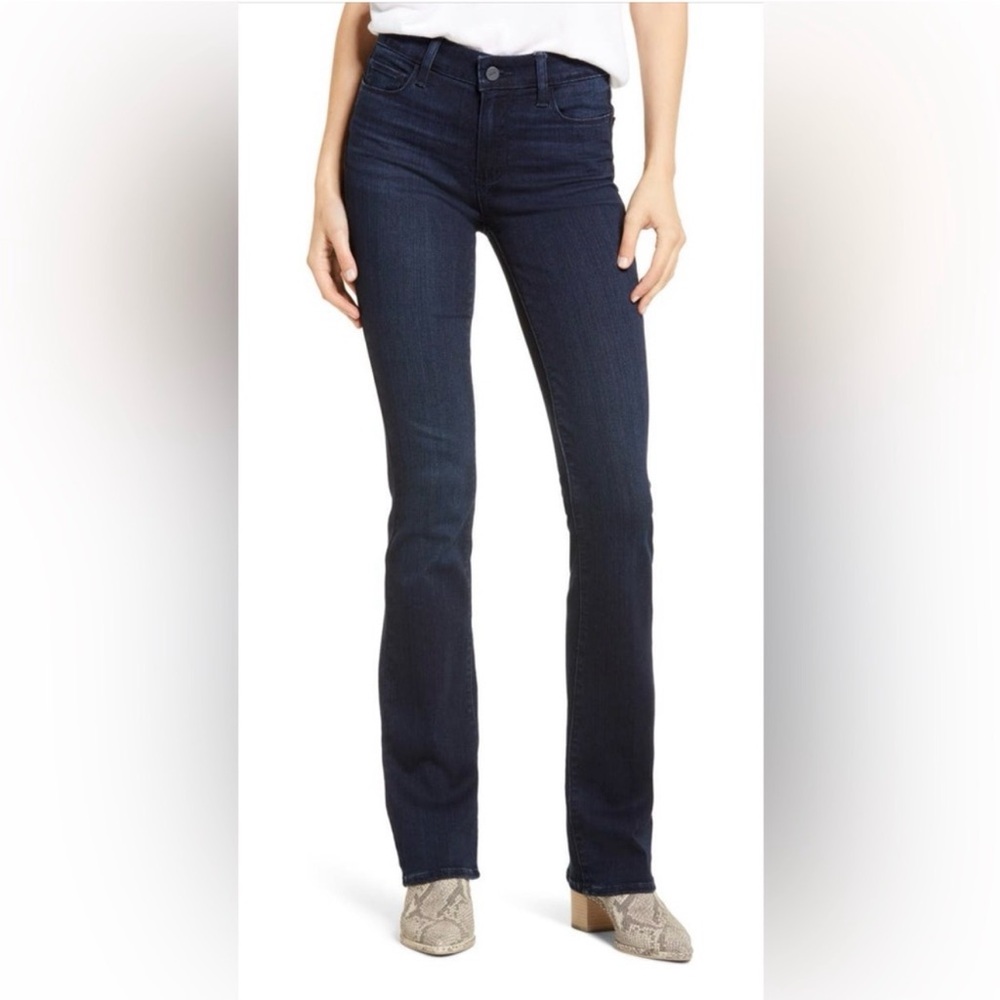 PAIGE Manhattan Dark Blue Boot Cut Jeans Size 29